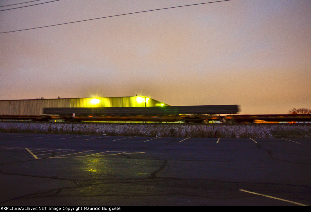 PTTX Flat Car with steel beams